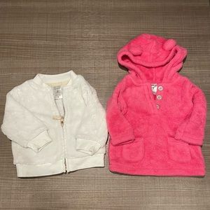Bundled Caters 3 month fleece sweater and jacket